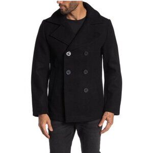 Slate & Stone Wool Blend Double Breasted Peacoat